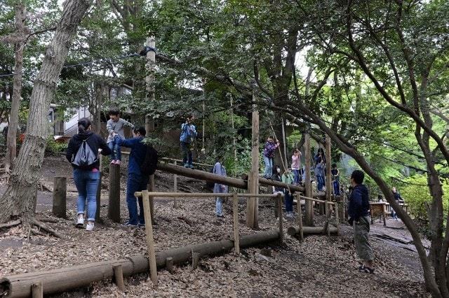 広い園内で混雑の心配は少なめ