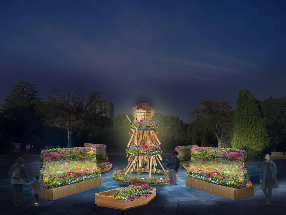 常夜灯オブジェのイメージ