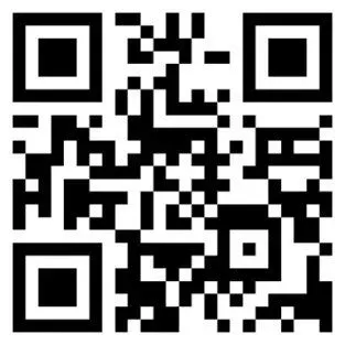 白黒の正方形のQRコードの画像です。